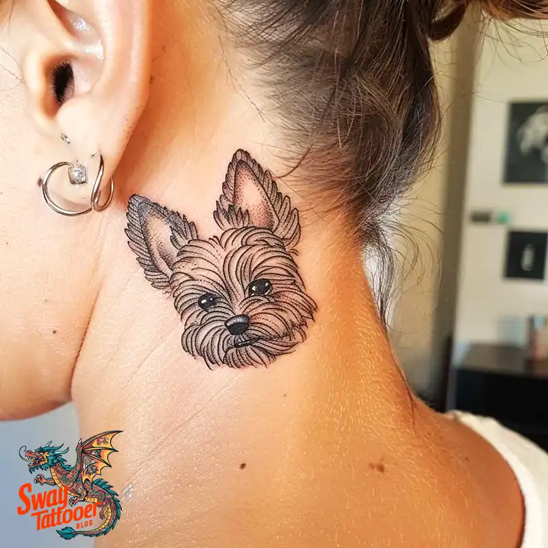 100 Yorkie Tattoo Designs: Symbolism, Placement, and More 63 yorkie18