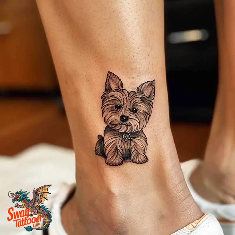 100 Yorkie Tattoo Designs: Symbolism, Placement, and More 52 yorkie29