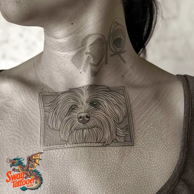 100 Yorkie Tattoo Designs: Symbolism, Placement, and More 42 yorkie39