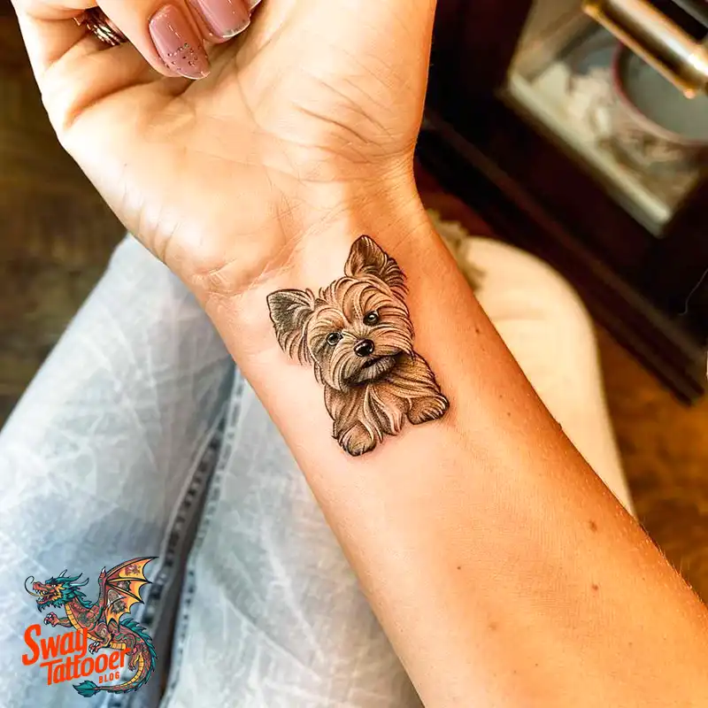 100 Yorkie Tattoo Designs: Symbolism, Placement, and More 19 yorkie62