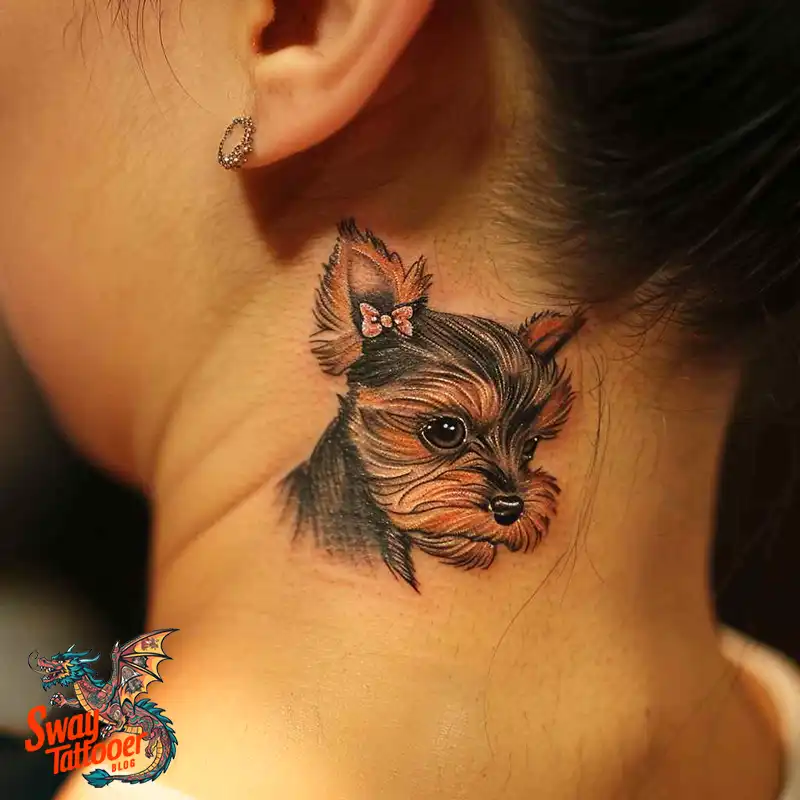 100 Yorkie Tattoo Designs: Symbolism, Placement, and More 10 yorkie71