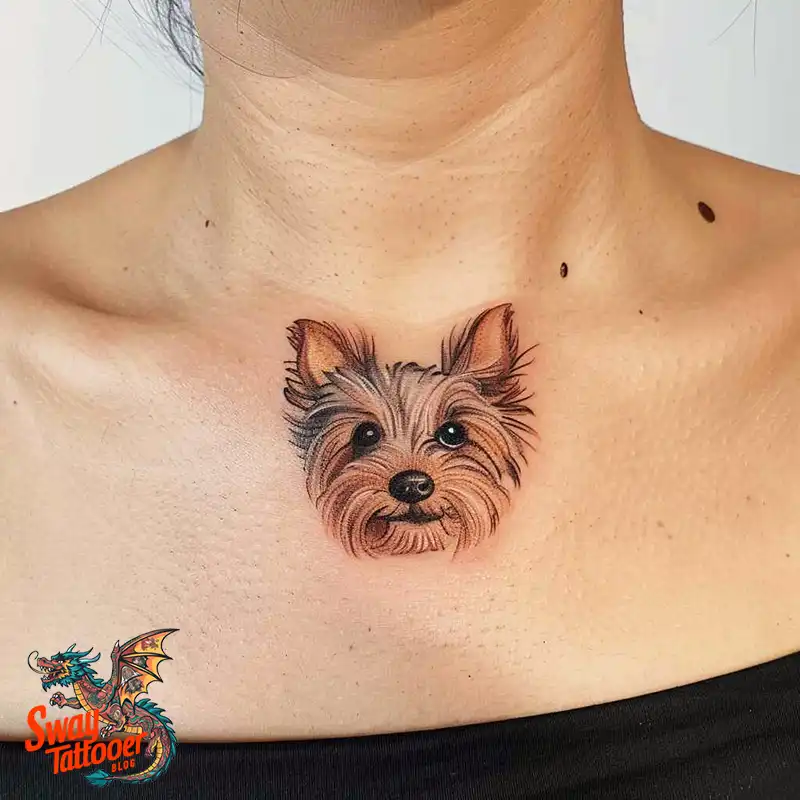 100 Yorkie Tattoo Designs: Symbolism, Placement, and More 7 yorkie74