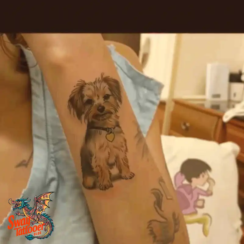 100 Yorkie Tattoo Designs: Symbolism, Placement, and More 68 yorkie9