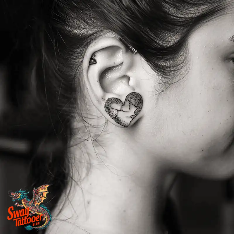 100 Broken Heart Tattoo Design Ideas, Symbolism & Placement 83 broken heart tattoo design