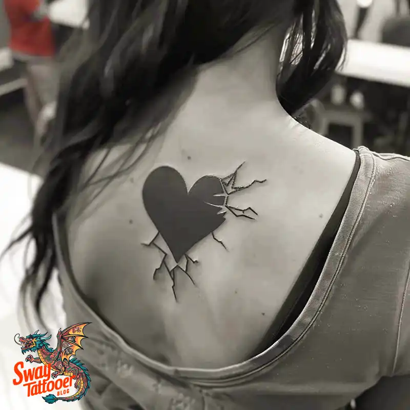 100 Broken Heart Tattoo Design Ideas, Symbolism & Placement 8 broken heart tattoo