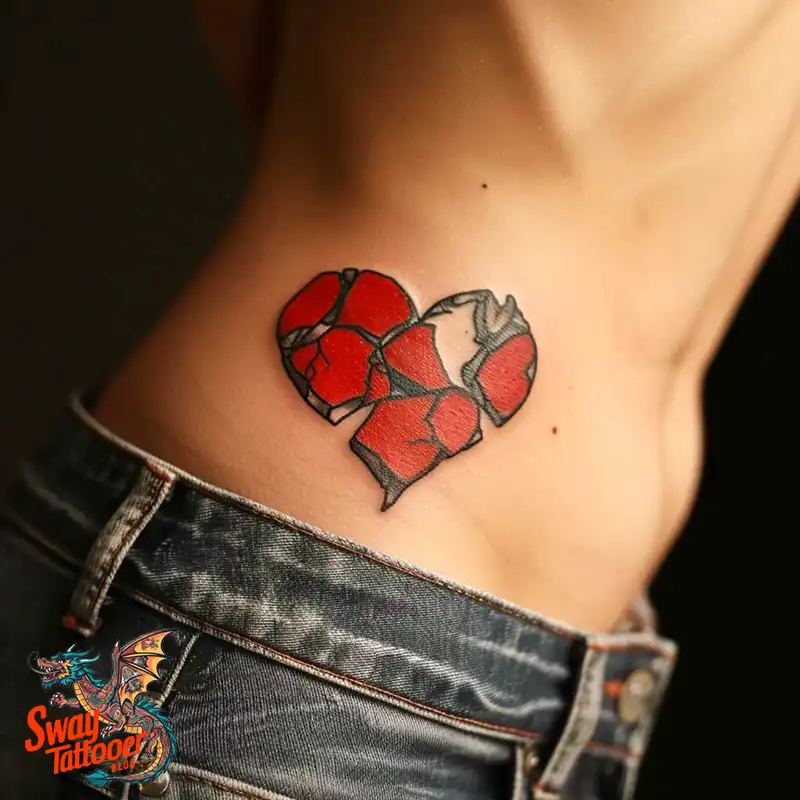 100 Broken Heart Tattoo Design Ideas, Symbolism & Placement 90 broken heart tattoo design