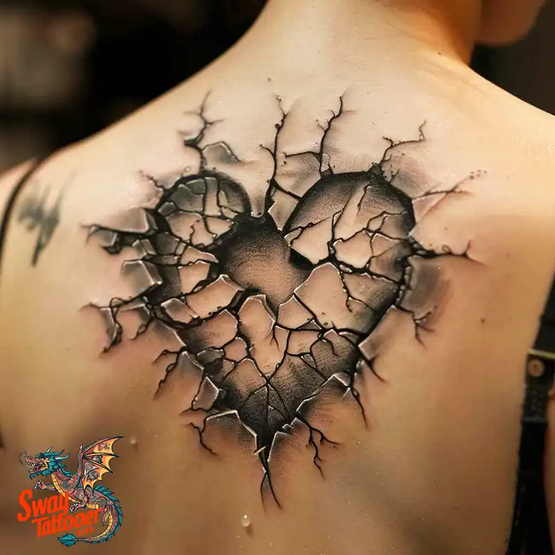 100 Broken Heart Tattoo Design Ideas, Symbolism & Placement 79 broken heart tattoo