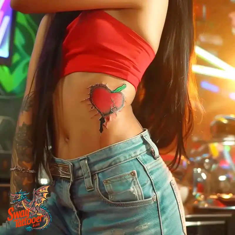 100 Broken Heart Tattoo Design Ideas, Symbolism & Placement 51 broken heart tattoo