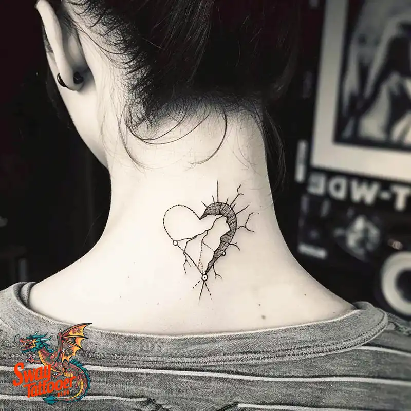 100 Broken Heart Tattoo Design Ideas, Symbolism & Placement 94 broken heart tattoo design