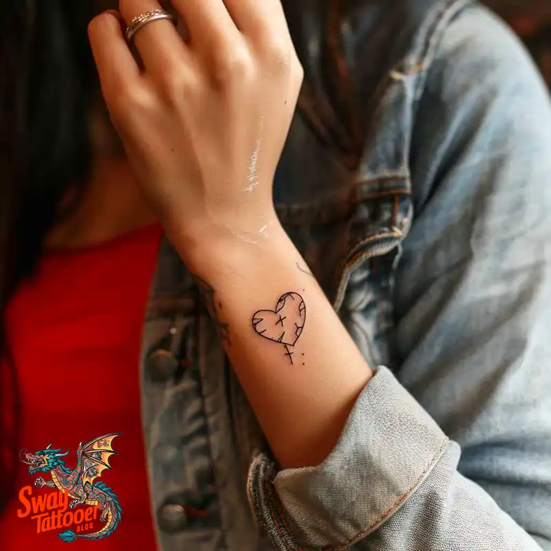 100 Broken Heart Tattoo Design Ideas, Symbolism & Placement 31 broken heart tattoo