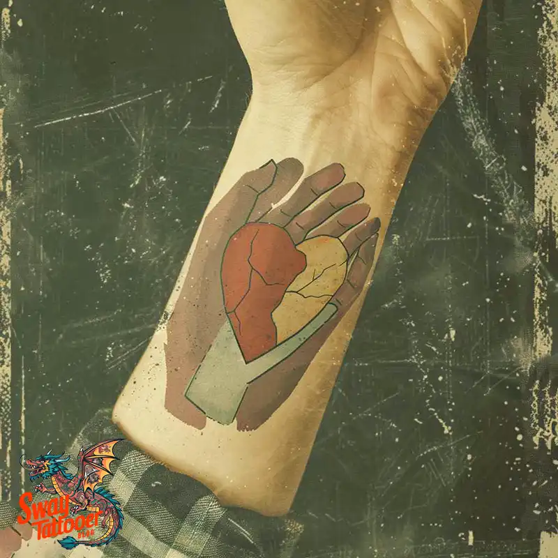 100 Broken Heart Tattoo Design Ideas, Symbolism & Placement 33 broken heart tattoo