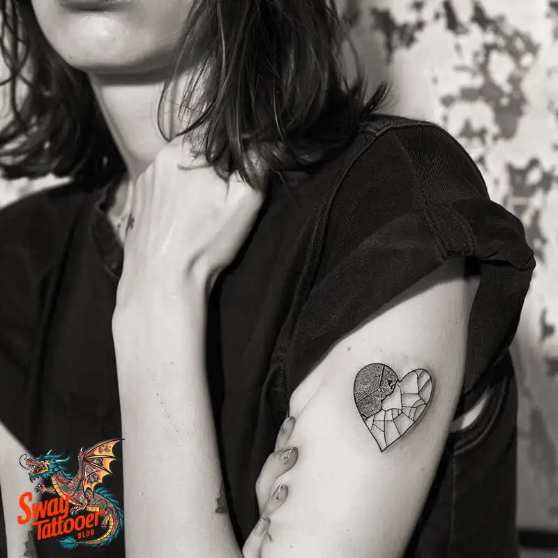 100 Broken Heart Tattoo Design Ideas, Symbolism & Placement 28 broken heart tattoo