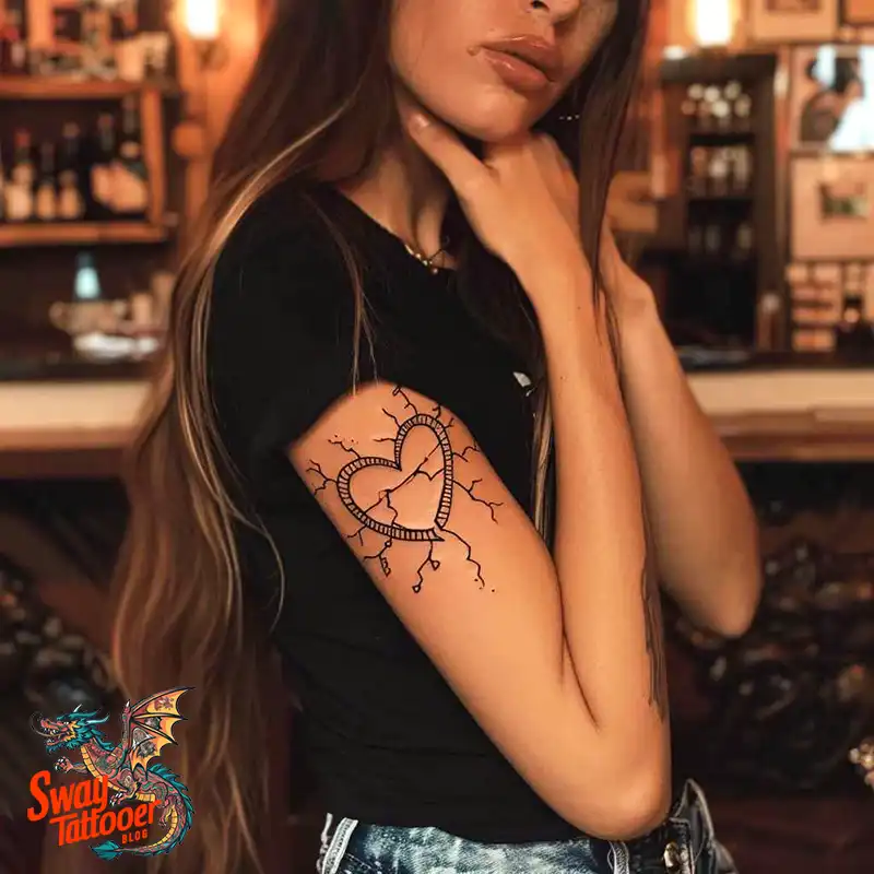 100 Broken Heart Tattoo Design Ideas, Symbolism & Placement 25 broken heart tattoo