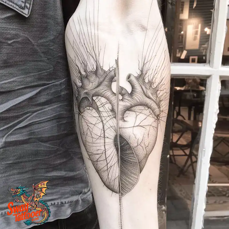 100 Broken Heart Tattoo Design Ideas, Symbolism & Placement 16 broken heart tattoo