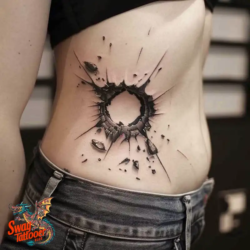 bullet hole tattoo ideas