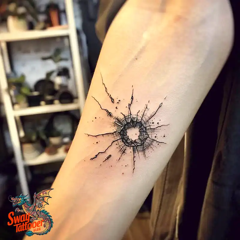bullet hole tattoo ideas