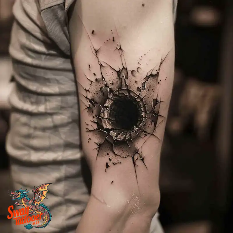 bullet hole tattoo ideas