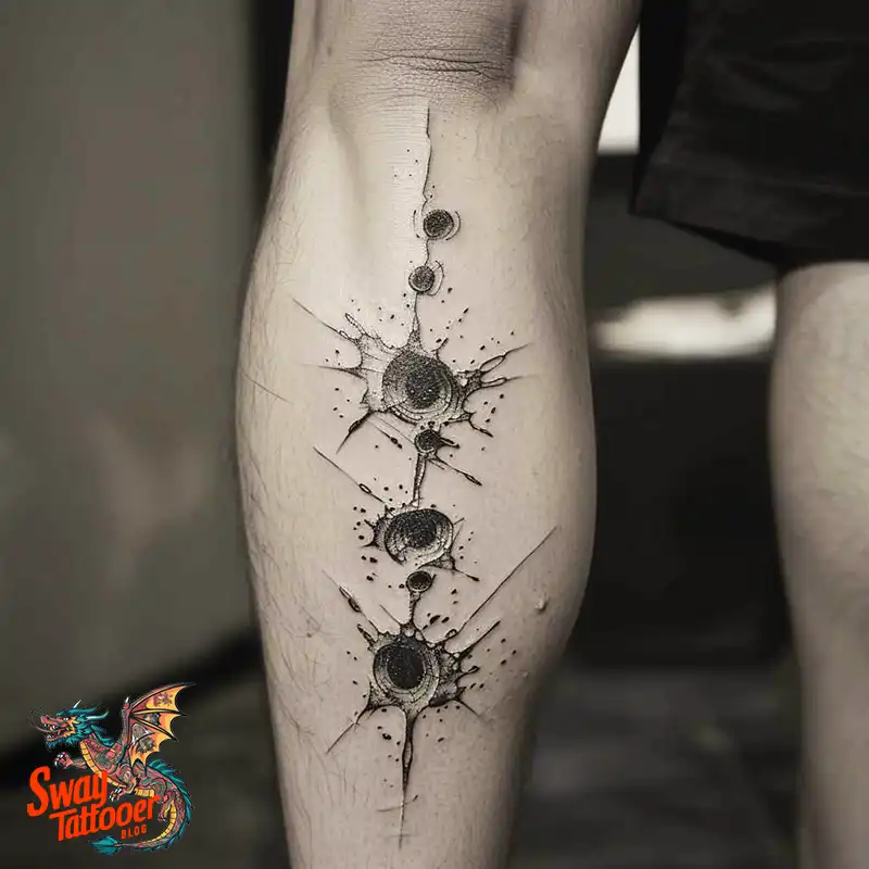 bullet hole tattoo ideas