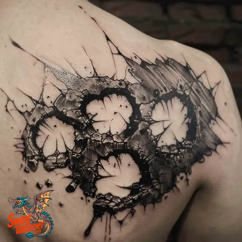 bullet hole tattoo ideas