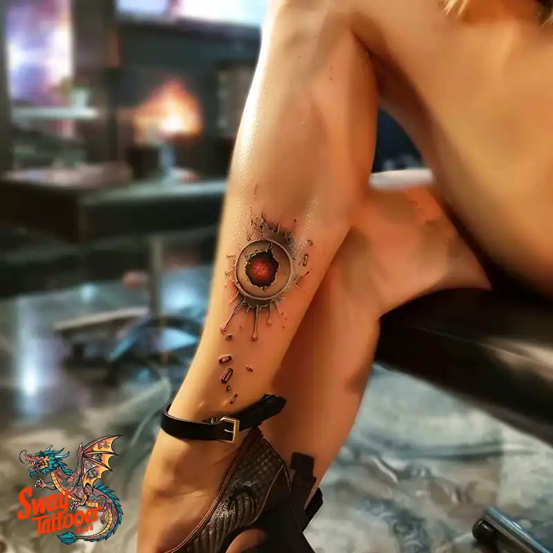 bullet hole tattoo ideas