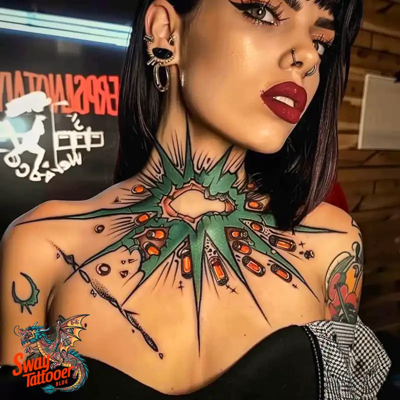 bullet hole tattoo ideas