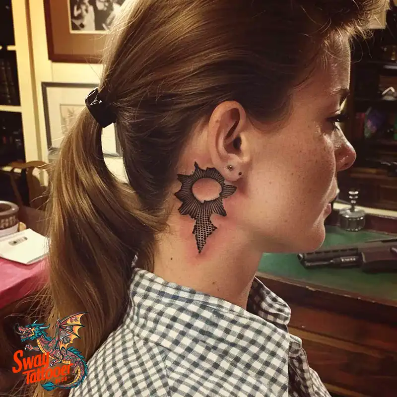 bullet hole tattoo design