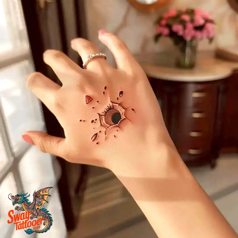 bullet hole tattoo design