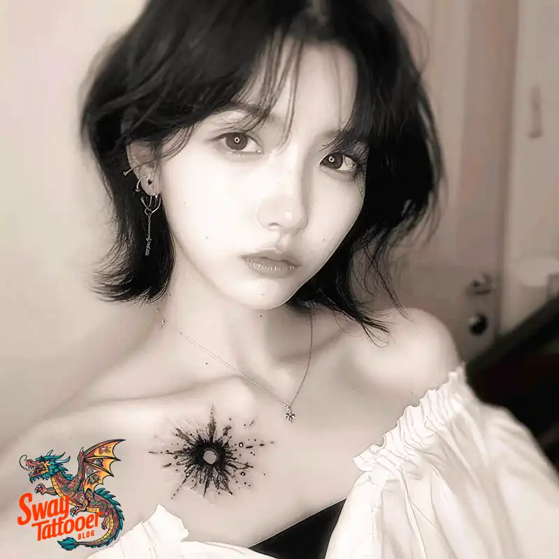 bullet hole tattoo design