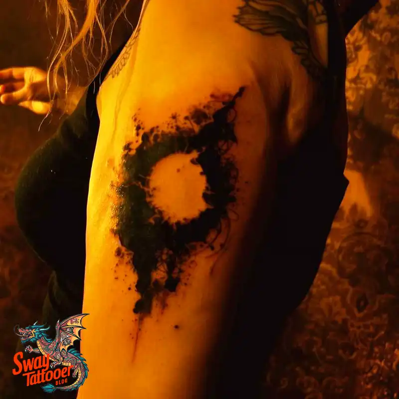 bullet hole tattoo