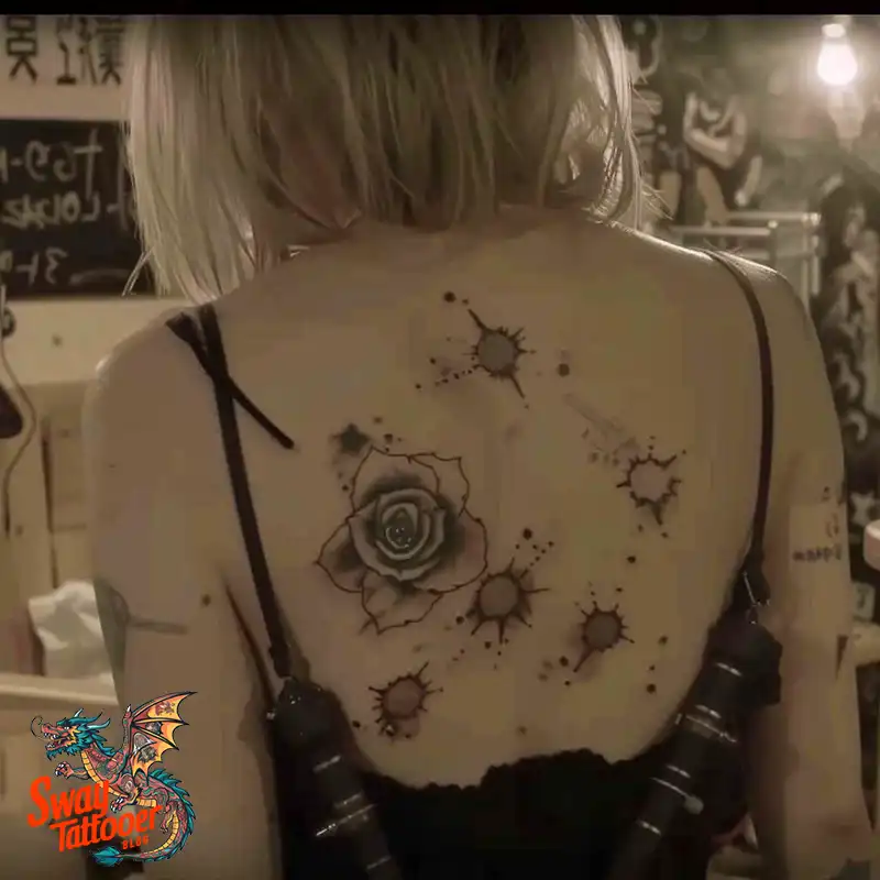 bullet hole tattoo