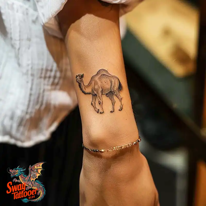 camel tattoo design