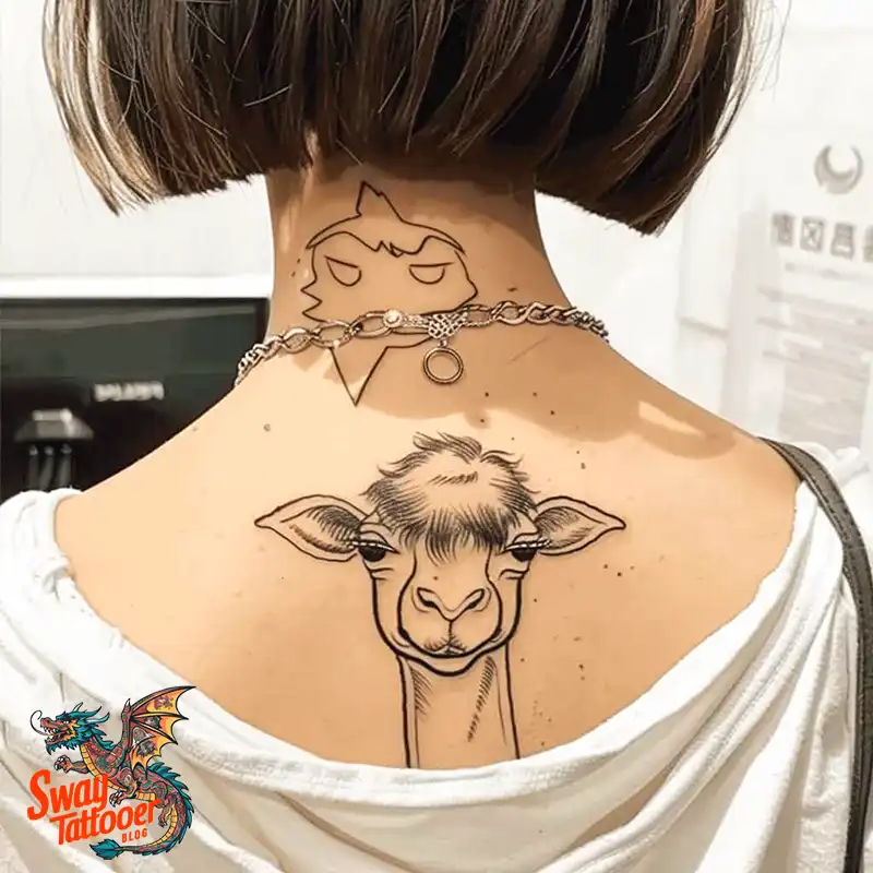 camel tattoo design