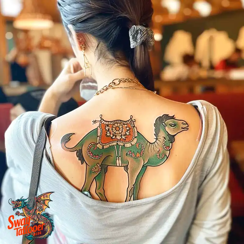 camel tattoo design