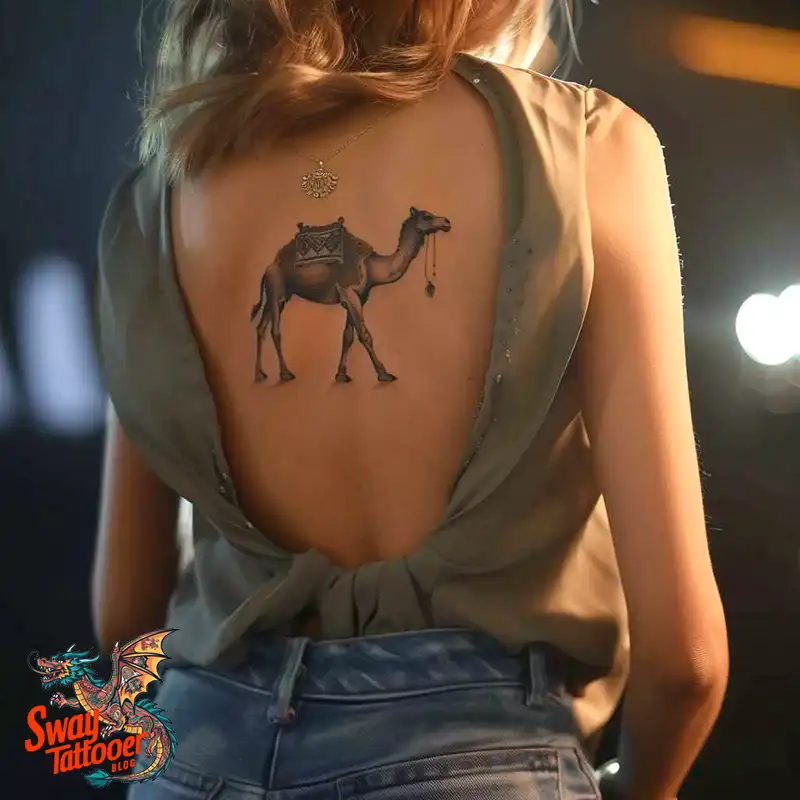 camel tattoo design