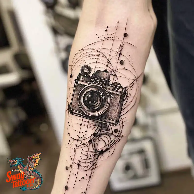 100 Camera Tattoo Design Ideas: Symbolism and Meaning 79 camera 1
