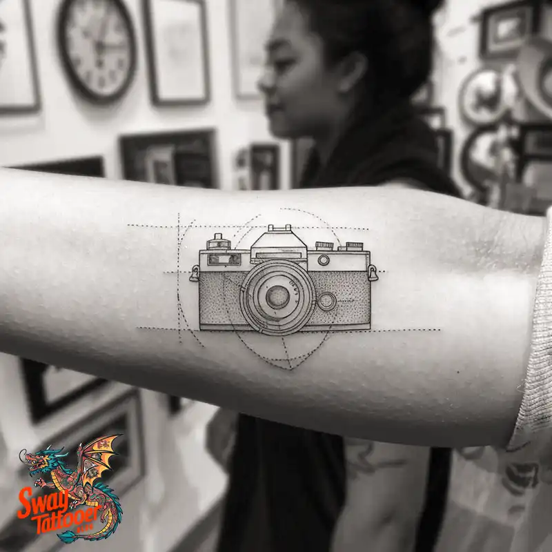 100 Camera Tattoo Design Ideas: Symbolism and Meaning 65 camera10