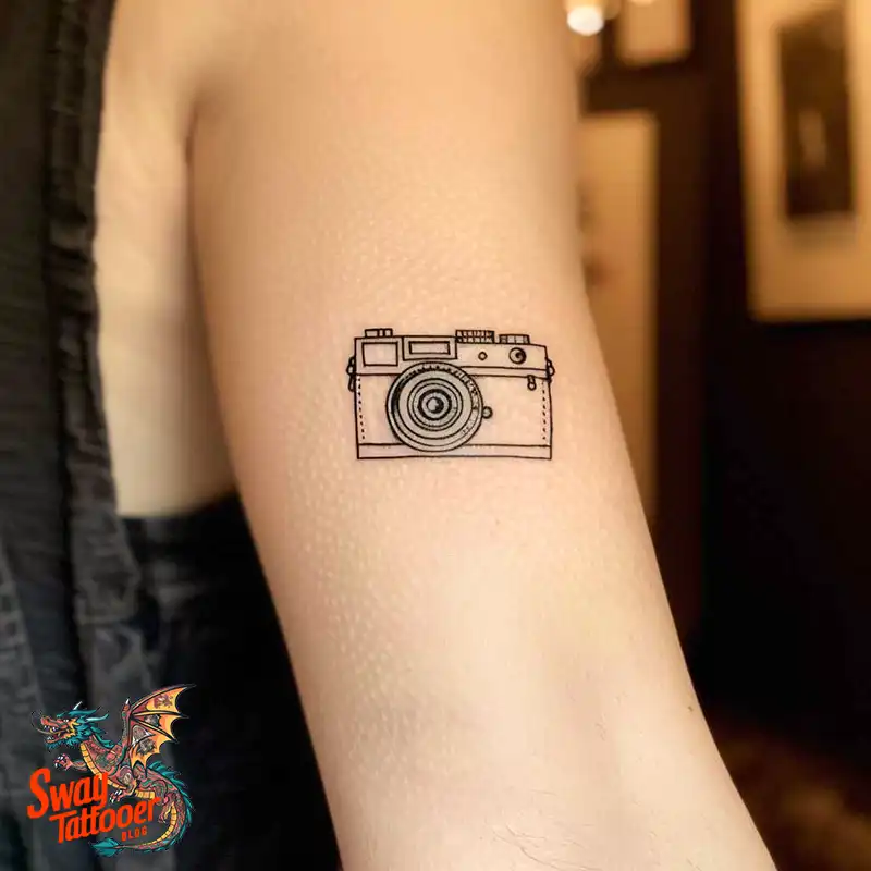 100 Camera Tattoo Design Ideas: Symbolism and Meaning 71 camera11