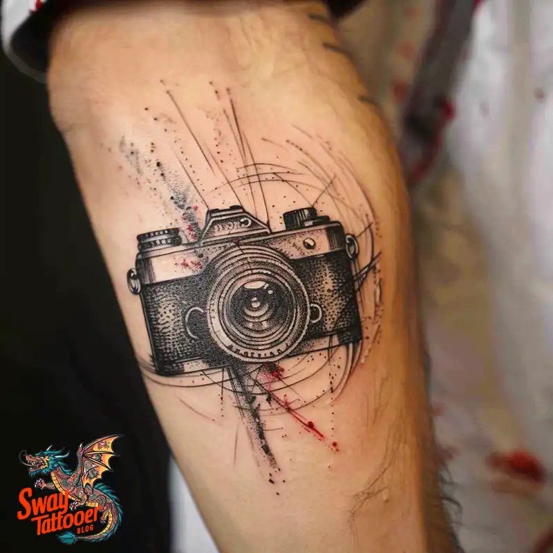 100 Camera Tattoo Design Ideas: Symbolism and Meaning 78 camera2