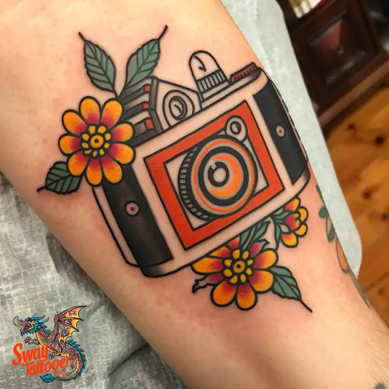100 Camera Tattoo Design Ideas: Symbolism and Meaning 58 Camera Tattoo ideas
