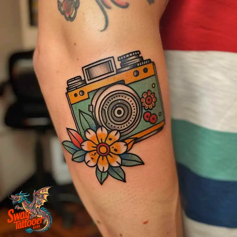 100 Camera Tattoo Design Ideas: Symbolism and Meaning 56 Camera Tattoo ideas