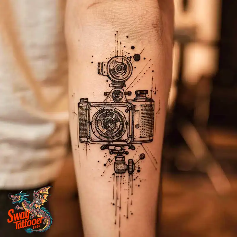 100 Camera Tattoo Design Ideas: Symbolism and Meaning 77 camera3