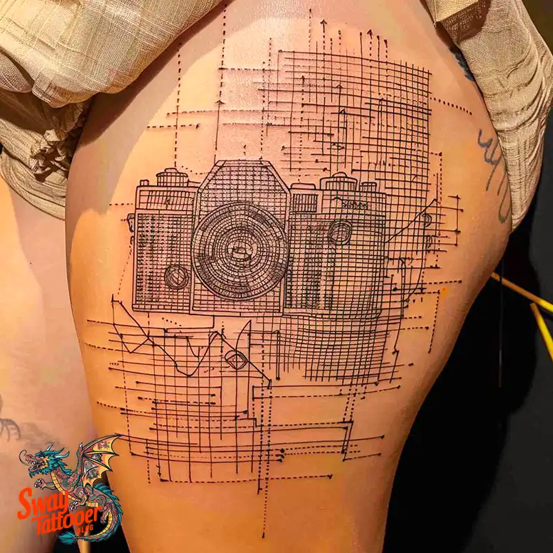 100 Camera Tattoo Design Ideas: Symbolism and Meaning 48 Camera Tattoo
