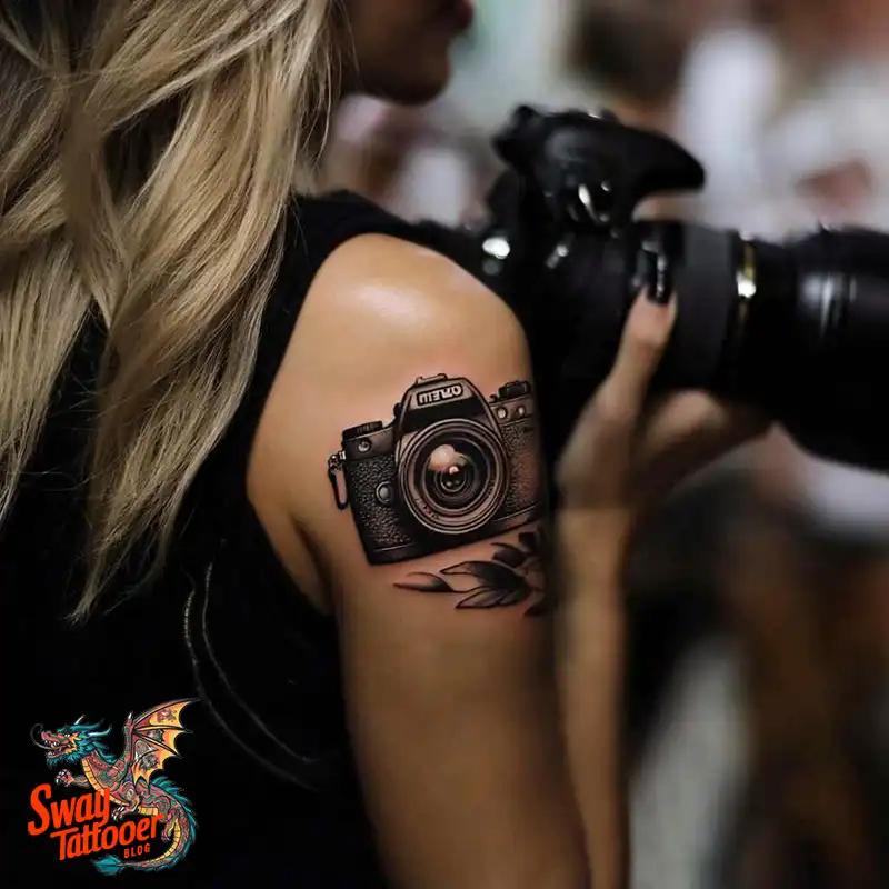 100 Camera Tattoo Design Ideas: Symbolism and Meaning 45 Camera Tattoo