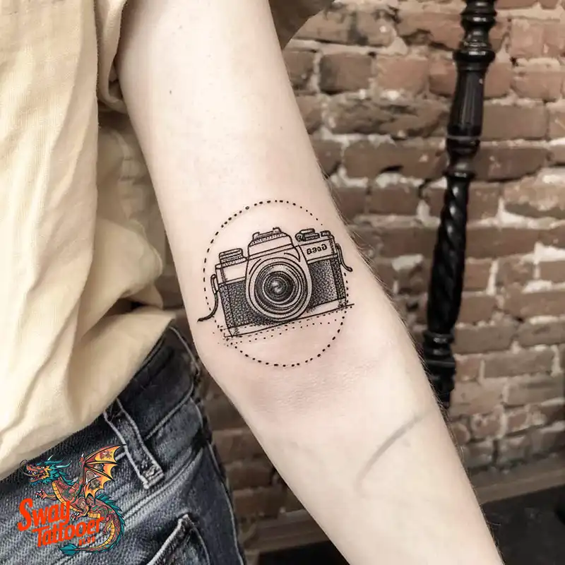 100 Camera Tattoo Design Ideas: Symbolism and Meaning 64 camera4