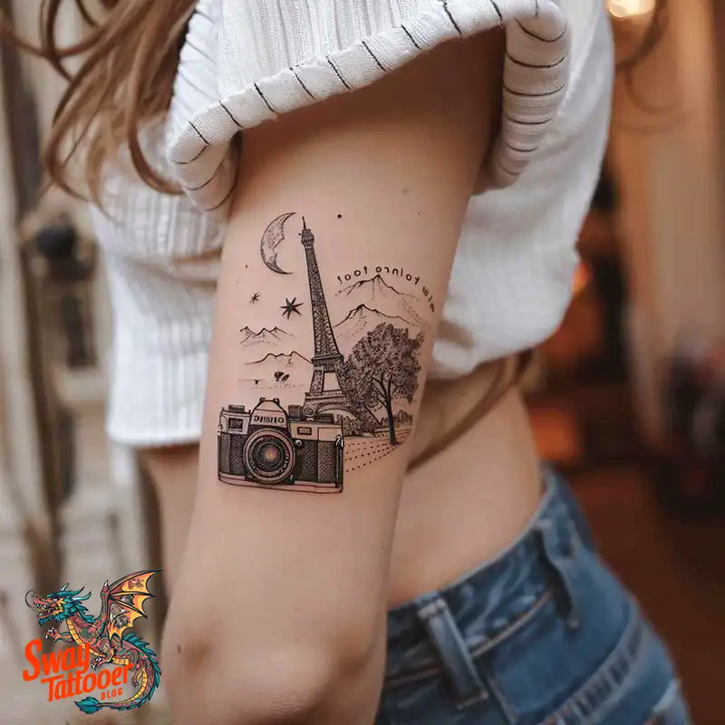 100 Camera Tattoo Design Ideas: Symbolism and Meaning 34 Camera Tattoo