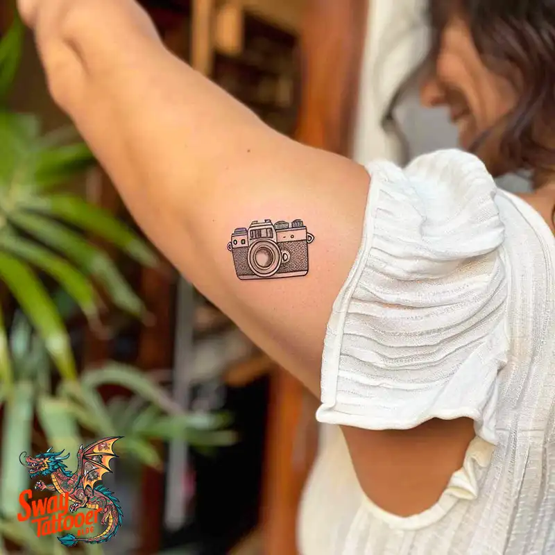 100 Camera Tattoo Design Ideas: Symbolism and Meaning 32 Camera Tattoo