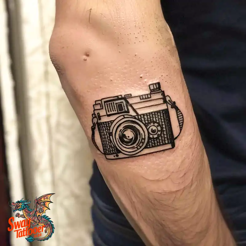 100 Camera Tattoo Design Ideas: Symbolism and Meaning 76 camera5