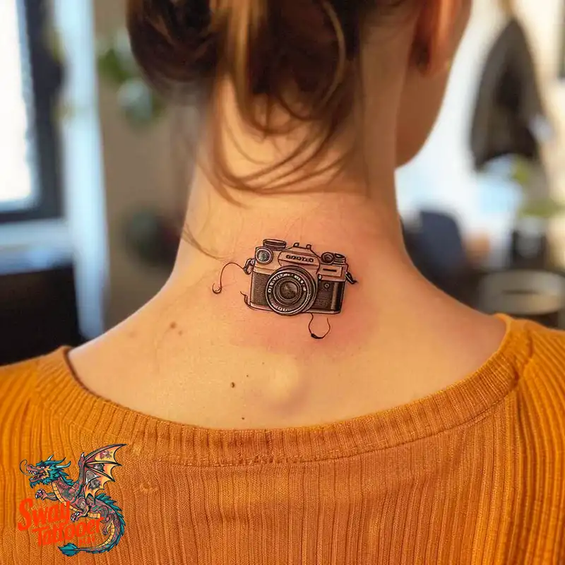 100 Camera Tattoo Design Ideas: Symbolism and Meaning 24 Camera Tattoo Design
