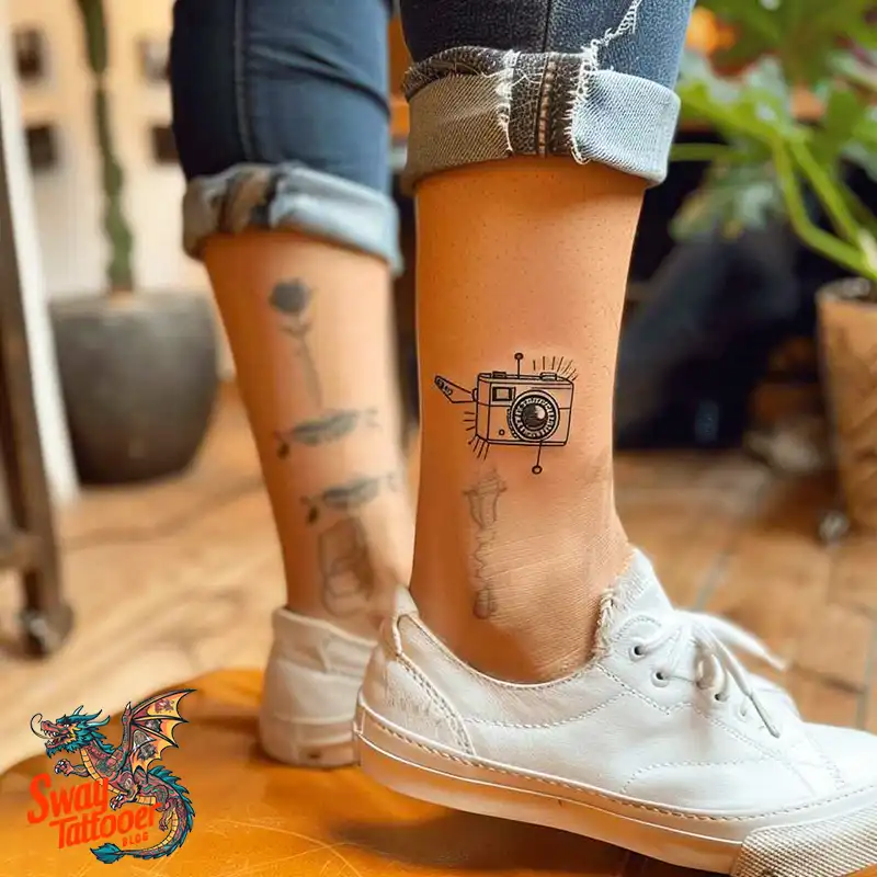 100 Camera Tattoo Design Ideas: Symbolism and Meaning 21 Camera Tattoo Design