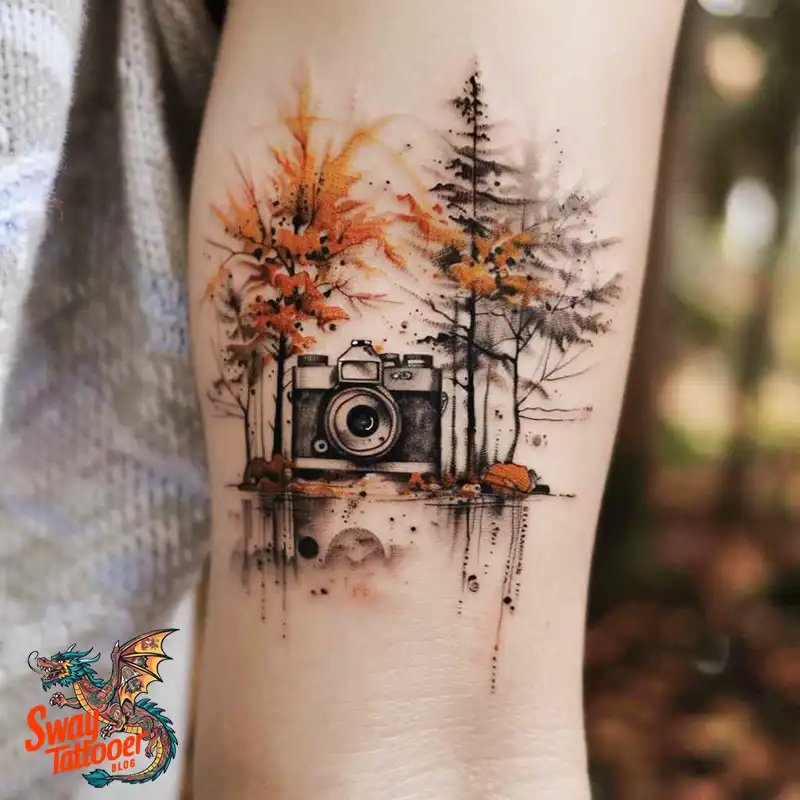100 Camera Tattoo Design Ideas: Symbolism and Meaning 75 camera6